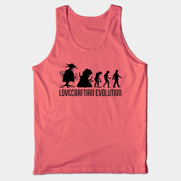 Lovecraftian Evolution Tank Top by cduensing